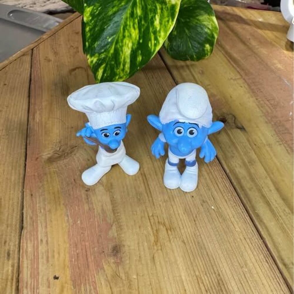 Smurfs Chef and Panicky Figures